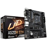 Gigabyte Płyta główna A520M S2H AM4 2DDR4 M.2 HDMI/DVI mATX Gigabyte