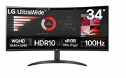 LG Electronics Monitor 34WR50QK-B 34 cale VA LG Electronics