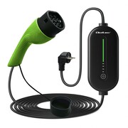 Qoltec Mobilna ładowarka do samochodu elektrycznego EV z regulacją 2w1 Typ2 | 3.5kW | 230V | LCD | LED | 5m Qoltec