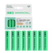 Green Cell Akumulatorki paluszki 8xAAA HR03 950mAh Green Cell