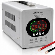 Qoltec Zasilacz awaryjny UPS Pure Sine Wave | 1000VA/720W | Przetwornica12/230V z AVR | LCD | LiFePO4 AGM GEL Qoltec
