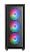 TACENS Obudowa MARS MC-AIR BLACK ATX 4x FRGB fan TACENS