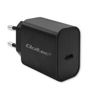 Qoltec Ładowarka Super Quick PD | USB-C | 20W | 5-12V | 1.67-3A | Czarna Qoltec