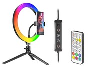 Tracer Lampa pierścieniowa RGB RING 26 cm ze statywem Tracer
