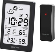 Sencor Stacja pogody wielofunkcyjna SWS 2300 B, data, zegar, budzik Sencor