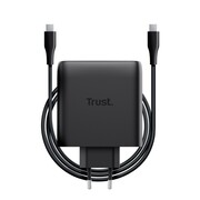 Trust Ładowarka MAXO GaN 100W 2x USB-C czarna Trust