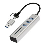 LogiLink Hub 3xUSB3.0 z czytnikiem kart pamięci LogiLink