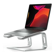 CRONG AluBench Aluminiowa podstawka do laptopa Srebrna CRONG