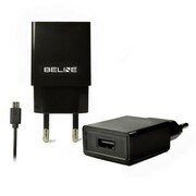 Beline Ładowarka sieciowa USB + microUSB 1A czarna Beline