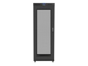 Lanberg Szafa instalacyjna RACK stojąca 19 27U 800X1000 czarna LCD (FLAT PACK) Lanberg