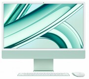 Apple iMac 24 cale: M3 8/10, 8GB, 512GB SSD - Zielony Apple