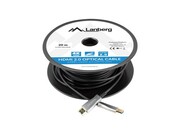 Lanberg Kabel HDMI M/M v2.0 CA-HDMI-20FB-0200-BK 20m czarny Lanberg