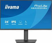 IIYAMA Monitor 23.8 cala XB2493HSU-B1 IPS.HDMI.DP.2x2W.USBx2, 350cd,1500:1, HAS 150/PIVOT IIYAMA