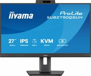 IIYAMA Monitor 27 cali XUB2790QSUH-B2 IPS,QHD,CAM,MIC,HDMI,DP,3xUSB(3.2), 100Hz,ADAPTIVE SYNC,FlickerFree,2x2W,WINDOWS HELLO IIYAMA