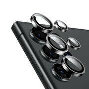 CRONG Szkło hartowane na obiektyw aparatu Samsung Galaxy S24 Ultra Czarne CRONG