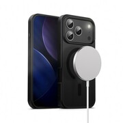 CRONG Etui Hybrid Frost MAG Cover iPhone 17 Pro MagSafe Czarne CRONG