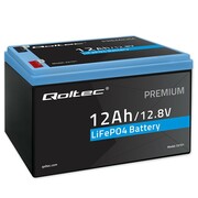 Qoltec Akumulator LiFePO4 | 12.8V | 12Ah | 153.6Wh | BMS Qoltec