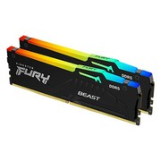Kingston Pamięć DDR5 Fury Beast RGB 16GB(2*8GB)/6000 CL30 EXPO czarna Kingston