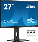 IIYAMA Monitor 27 cali XUB2797QSN-B2 IPS,QHD,USB-C Dock,HDMI /5y/ IIYAMA