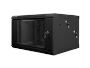 Lanberg Szafa instalacyjna wisząca dwusekcyjna 19 cali 6U 600X600mm czarna Lanberg
