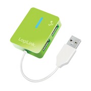 LogiLink HUB USB 2.0 4-portowy Smile - zielony LogiLink