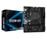 ASRock Płyta główna B550M-HDV AM4 2DDR4 HDMI/DVI/D-SUB M.2 mATX ASRock