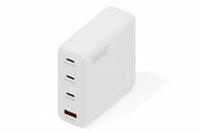 Digitus Ładowarka sieciowa GaN II 140W | 3x USB-C, 1x USB-A | PD 3.0, QC 3.0 | Biała Digitus