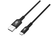 TB Kabel USB-USB C 2m silikonowy czarny Quick Charge TB