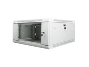 Lanberg Szafa instalacyjna wisząca 19 cali 4U 600X600mm szara (drzwi szklane) Lanberg