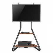 Maclean Uchwyt wolnostojący do TV narożny drewniane półki 37-75 cali max 40kg MC-455 Maclean