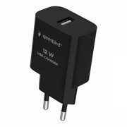 Gembird Ładowarka uniwersalna USB, 2.4 A, czarna Gembird
