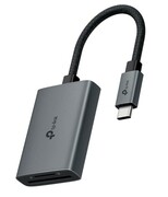TP-LINK Adapter USB Type-C to SD & microSD 3.0 UA430C SPEC: 1 × USB-C Connector,1 × SD + 1 × microSD(TF) up to 200MBps Port TP-LINK