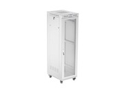 Lanberg Szafa instalacyjna rack stojąca 19 cali 42U 600x800 drzwi perforowane LCD szara (Flat pack) Lanberg