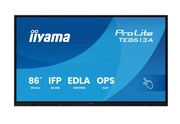 IIYAMA Monitor interaktywny 86 cali TE8613A-B2AG INFRARED,40pkt,IPS,4K,7H,500cd/m2, WiFi,USB, ANDROID 14, Google EDLA,2x20W, UCHWYT ŚCIENNY IIYAMA
