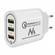 Maclean Ładowarka sieciowa QC 3xUSB MCE479W Maclean