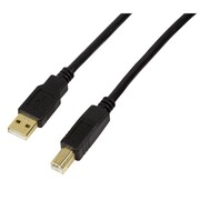 LogiLink Kabel aktywny USB 2.0 AM/BM 10m czarny LogiLink