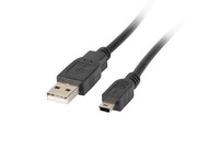 Lanberg Kabel USB 2.0 mini AM-BM5P 1.8M czarny (CANON) Lanberg