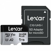 Lexar Karta pamięci microSD 1TB C10 A2 U3 V30 205/150MB/s Silver Plus Lexar