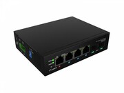 Lanberg Przełącznik ILGE-4P-2S-90 Light Industrial POE 1XBT 3XAT 2XSFP DIN Gigabit Ethernet Lanberg