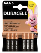Duracell Bateria AAA/LR3 blister 6 sztuk Duracell