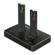 Qoltec Stacja dokująca dysków SSD M.2 | NVMe | SATA | USB-C | DUAL 2 x 2TB Qoltec