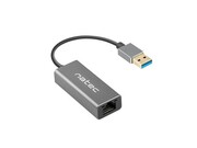 Natec Karta sieciowa Cricket USB 3.0 - RJ-45 1Gb na kablu Natec