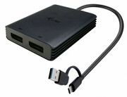 i-tec Adapter Video USB-A/USB-C Dual 4K/60 Hz DisplayPort i-tec