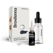 BrowXenna henna pudrowa #110 Graphite Concentrate 10 ml+30ml BrowXenna