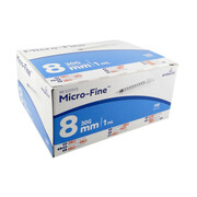 Strzykawki Embecta Micro-Fine 0,3 x 8mm 1ml - 10 szt Inne