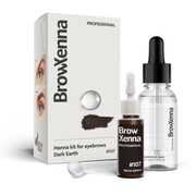 BrowXenna henna pudrowa #107 Dark Earth 10 ml+30ml BrowXenna