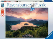 Ravensburger Polska Puzzle 3000 elementów Jezioro Bled Słowenia Ravensburger Polska Producent