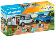 Playmobil Zestaw z figurkami Family Fun 71423 Samochód z przyczepą kempingową Playmobil Producent