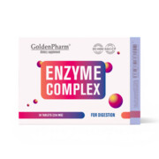 Enzymy Trawienne BROMELAINA PAPAINA BETAINA HCL Trawienie Jelita 30 tab. Golden Pharm