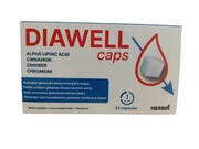 Diawell Cukier Odchudzanie Insulina Metabolizm Kwas Alfa-Liponowy 30k. Herbin